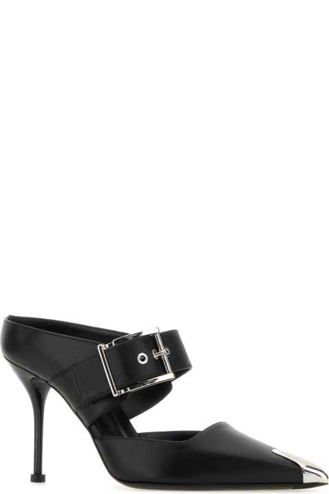 Sandals for Women Alexander McQueen Buckle Strapped Pointed-toe Pumps