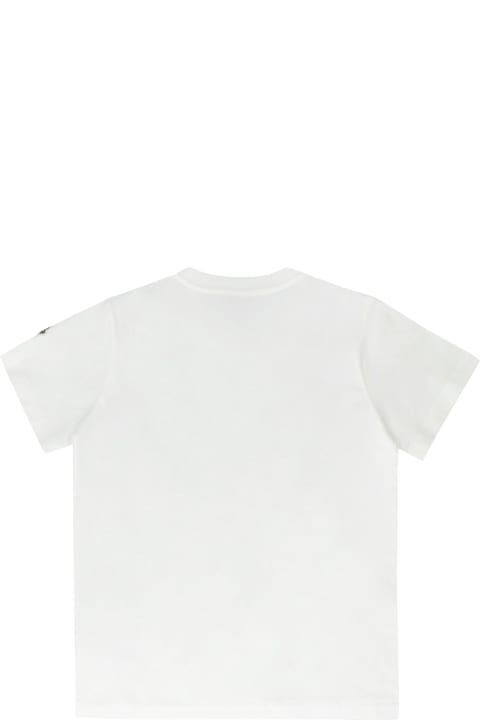 Topwear for Boys Moncler Cotton Crew-neck T-shirt