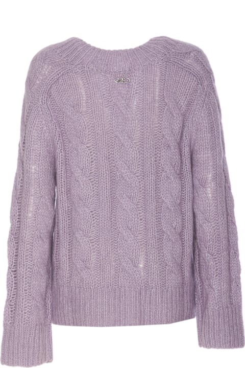 MICHAEL Michael Kors for Women MICHAEL Michael Kors Mixed Alpaca Sweater With Braids