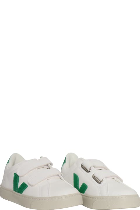 Shoes for Boys Veja White Esplar Sneaker