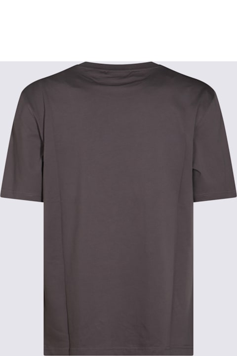 Daily Paper ملابس علوية لـ القسم الرجالي Daily Paper Grey Cotton T-shirt