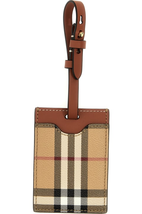 Bags Sale for Women Burberry Check Suitcase Tag