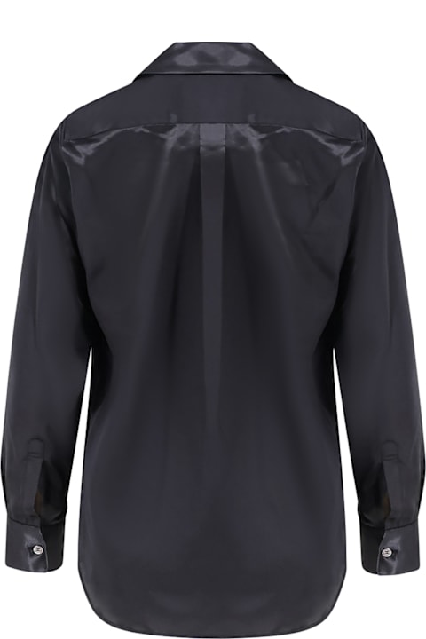 Homeware Comme des Garçons Play Satin Shirt With Maxi Bow