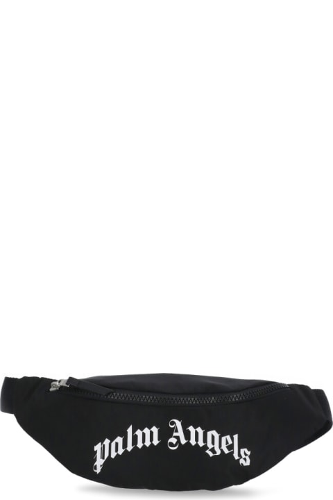 Palm Angels Accessories & Gifts for Boys Palm Angels Curved Logo Fanny Pack Pouch