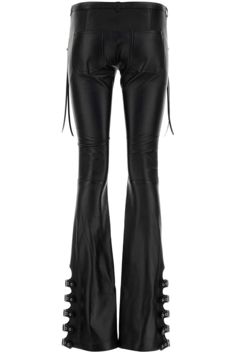 ウィメンズ Courrègesのパンツ＆ショーツ Courrèges Black Nappa Leather Pant