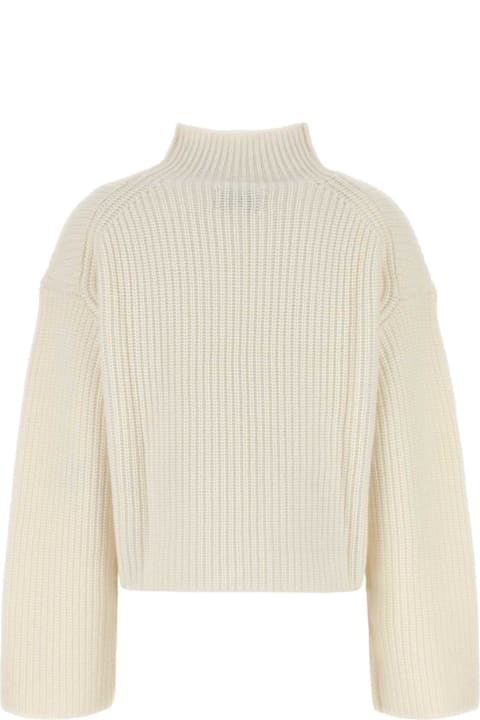 Loulou Studio for Women Loulou Studio Ivory Cashmere Faro Sweater