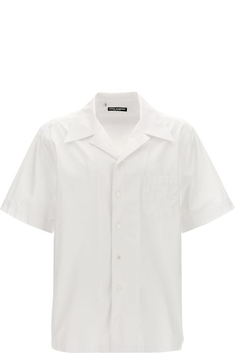 Dolce & Gabbana Shirts for Men Dolce & Gabbana Logo Embroidery Shirt