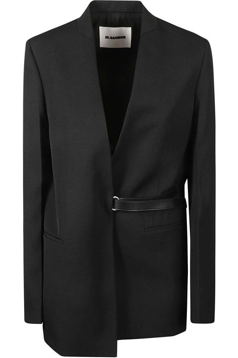 Fashion for Women Jil Sander Single-breasted V-neck Tailored Jacket