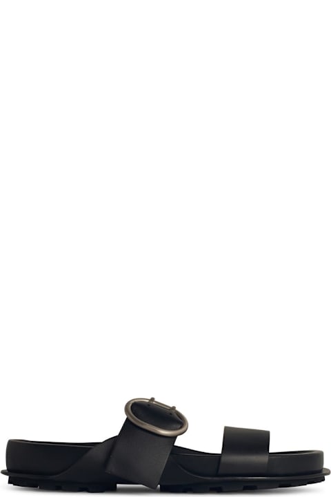 Jil Sander Other Shoes for Men Jil Sander Black Leather Slippers
