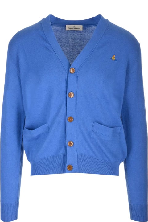 Vivienne Westwood Sweaters for Men Vivienne Westwood Cashmere And Cotton Cardigan