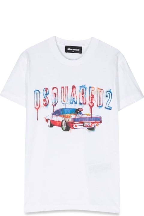 Dsquared2 for Girls Dsquared2 Mc Logo T-shirt And Machine