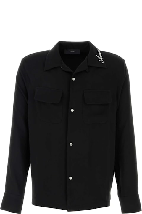 AMIRI for Men AMIRI Black Polyester Shirt