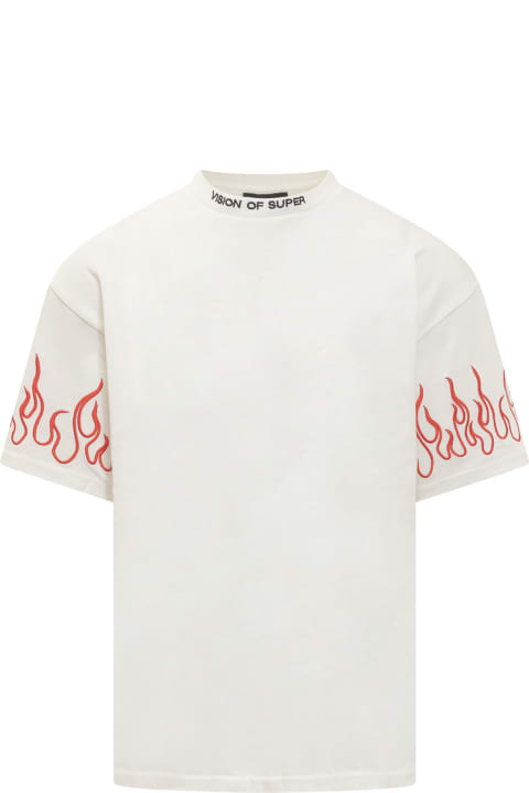 Vision of Super for Men Vision of Super Flames T-shirt