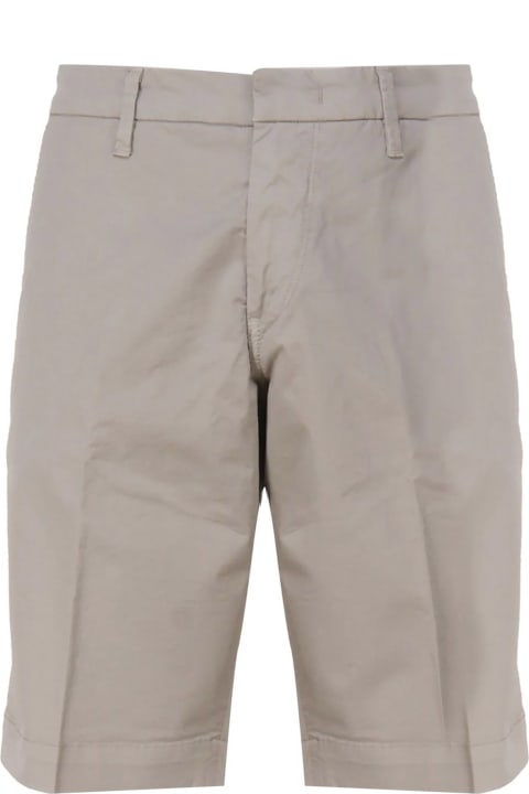 Fay Pants for Men Fay Beige Stretch Cotton Shorts