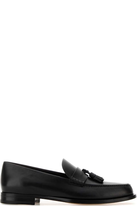 Homeware The Row Black Leather Novus Loafers