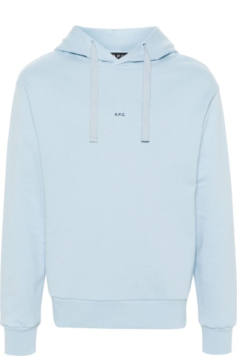 A.P.C. Fleeces & Tracksuits for Women A.P.C. Logo Embroidered Drawstring Hoodie