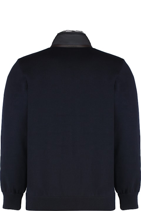 Homeware Paul&Shark Knitted Jacket With Padded Panel
