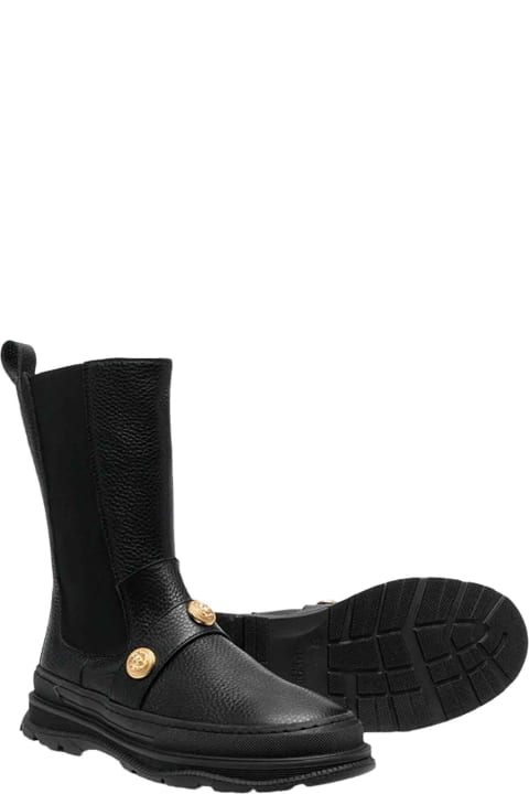Shoes for Girls Balmain Black Boots Girl