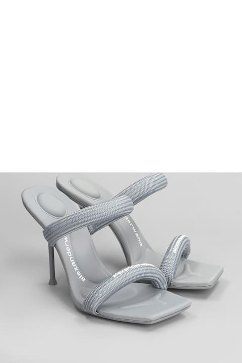 Alexander Wang Sandals for Women Alexander Wang Julie Slipper-mule In Grey Nylon