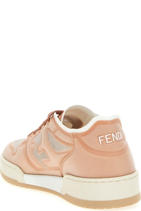 Fendi for Women Fendi Logo Sneakers In Fabric