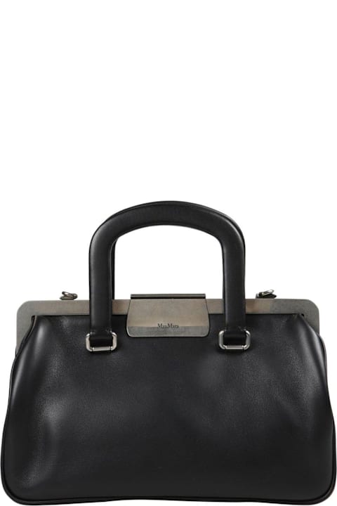 Max Mara for Women Max Mara Logo Engraved Top Handle Bag