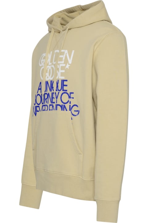 Golden Goose Sale for Men Golden Goose Ivory Cotton Sweatshirt