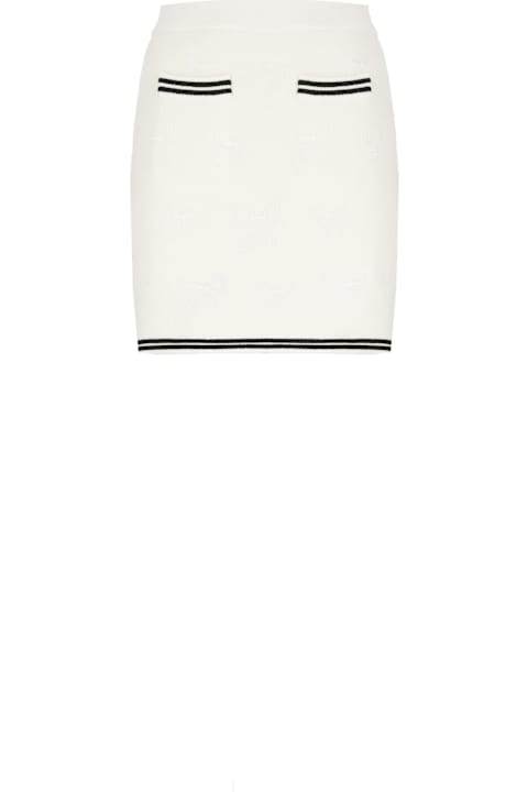 Homeware self-portrait Cotton Mini Skirt