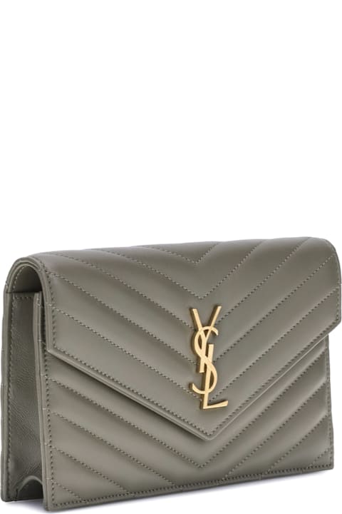 Saint Laurent for Women Saint Laurent Wallet With Shoulder Strap