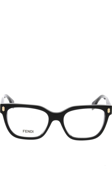 Accessories for Men Fendi Eyewear Rectangle Frame Glasses
