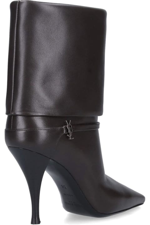 New Season Shoes for Women Saint Laurent 'vicky 90' Ankle Boots