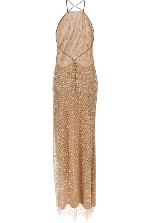Homeware Elisabetta Franchi Crystal 
red Carpet
 Dress