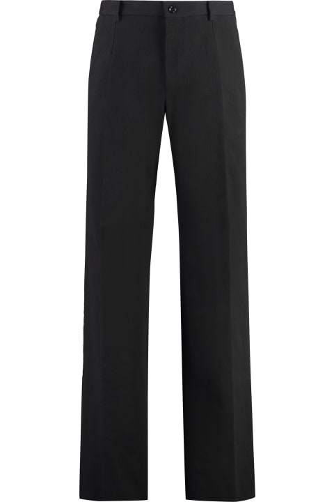 Pants for Men Dolce & Gabbana Blend Cotton Trousers