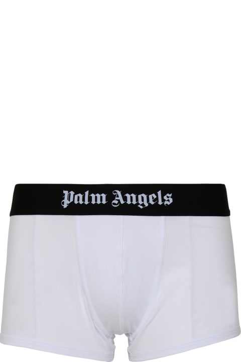Palm Angels Men Palm Angels Black 2 Boxer Set With Logo