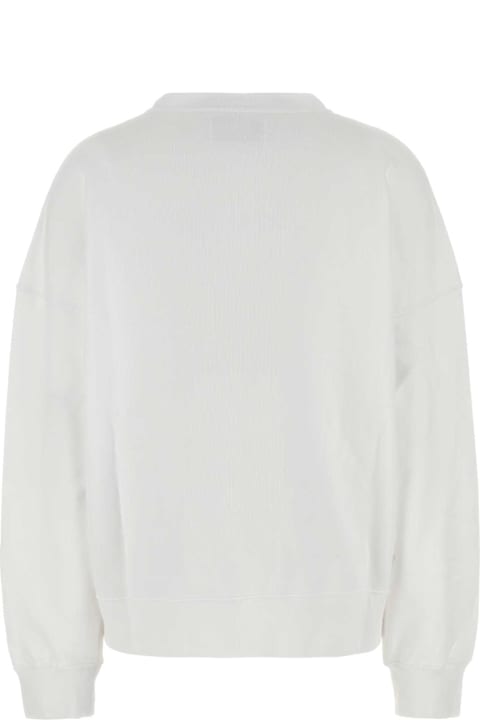 أدوات منزلية Golden Goose White Cotton Sweatshirt