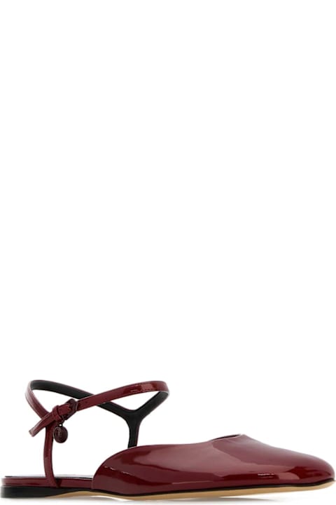 Loewe Tiziano Red Leather Toy Ballerinas