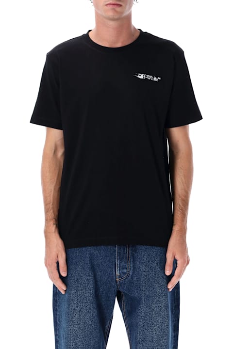 أدوات منزلية Off-White Off-white Ink Arrow Slim-fit Cotton T-shirt