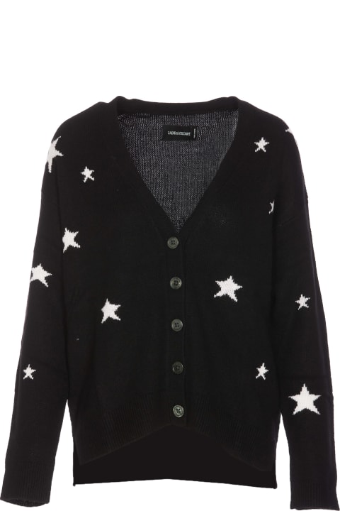 Zadig & Voltaire Sweaters for Women Zadig & Voltaire Mirka Ws Stars Cardigan