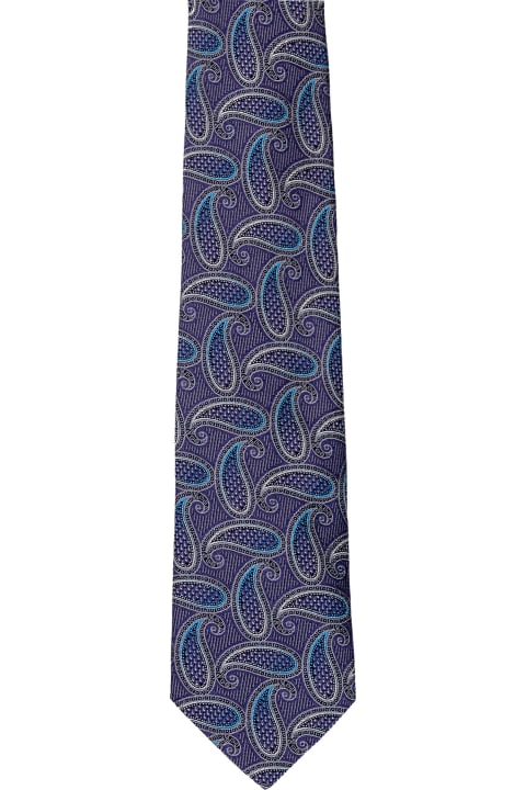 Ties for Men Etro Patterned Tie