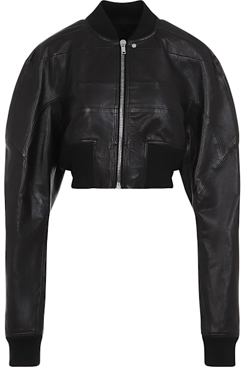 Rick Owens Sale for Women Rick Owens Girdered Cropped Bomber Jacket
