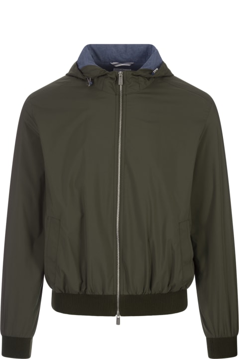 Fedeli Coats & Jackets for Men Fedeli Airstop United Carmel Ml. Jacket In Green
