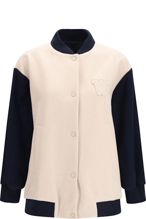 Weekend Max Mara for Kids Weekend Max Mara Oversized Bomber In Double Wool