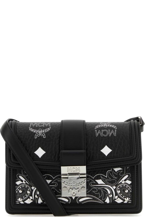 حقائب لـ القسم الرجالي MCM Printed Canvas Small Tracy Shoulder Bag