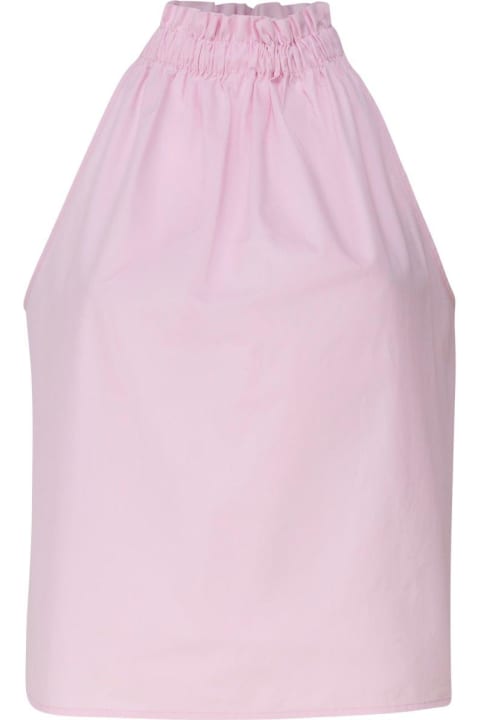 Pinko Topwear for Women Pinko Tale Halterneck Tie Fastening Sleeveless Top
