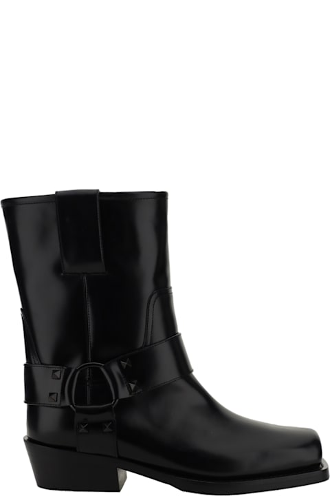 آخر صيحات الموضة من السيدات Valentino Garavani Biker Boots