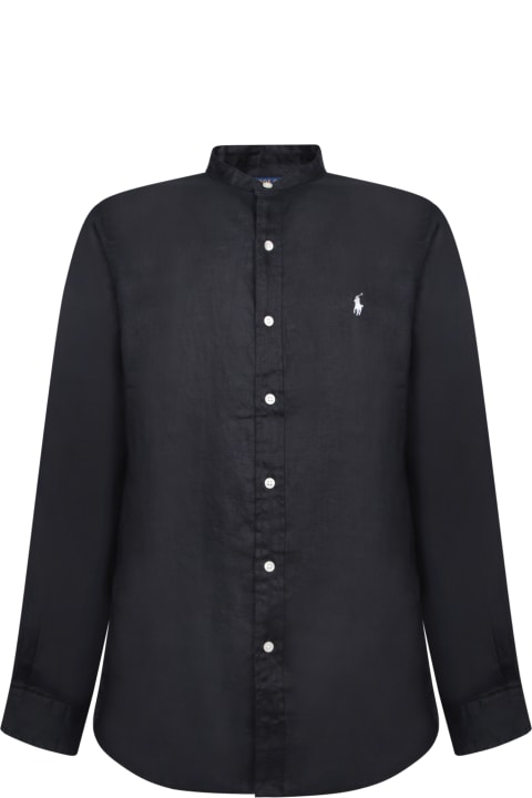 【名品図鑑】90s Polo Ralph Lauren black linen 名品図鑑】90s Polo Ralph Lauren black linen Classic Fit