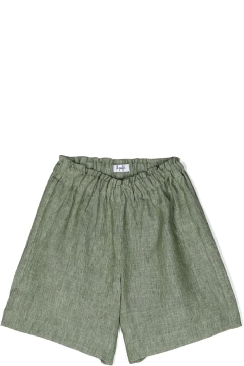 Bottoms for Girls Il Gufo Shorts In Lino