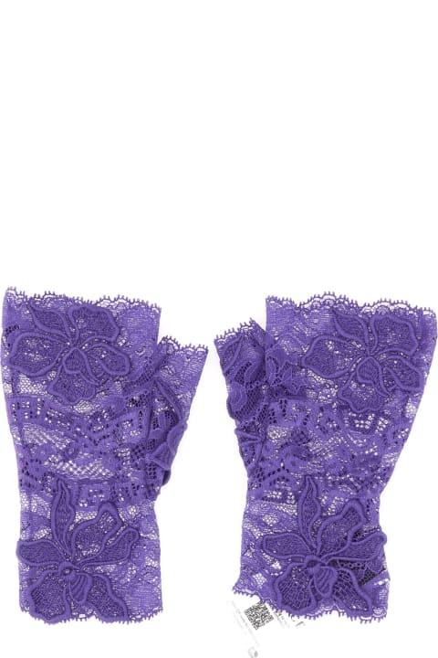Embroidered Lace Gloves