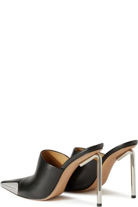 Off-White Women Off-White Pointed Toe Slip-on Mules