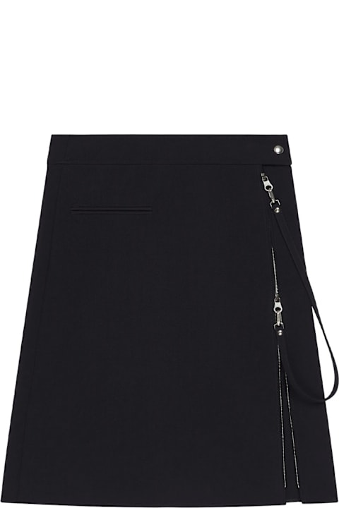 Courrèges for Kids Courrèges Midi Skirt With Zipper