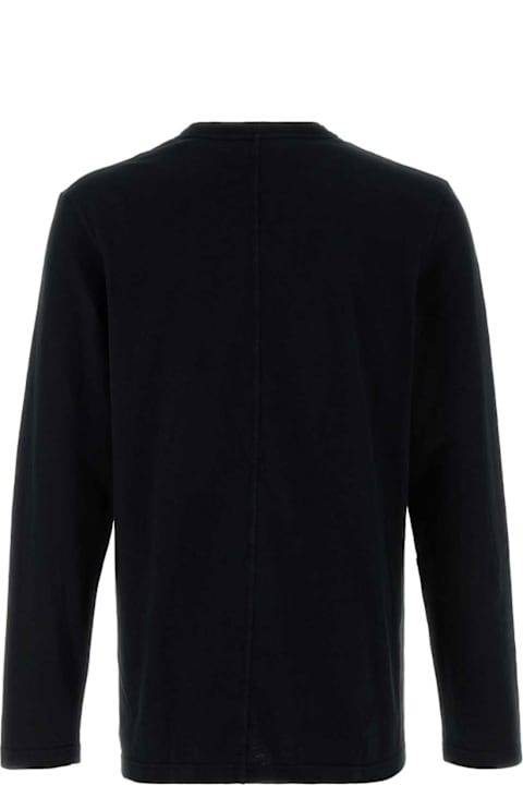 The Row for Kids The Row Black Cotton Leon T-shirt